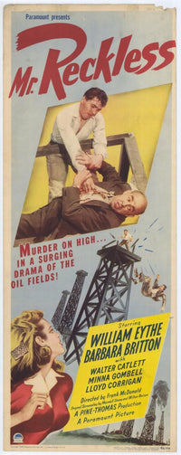 Mr. Reckless Movie Poster Print, available in multiple sizes.