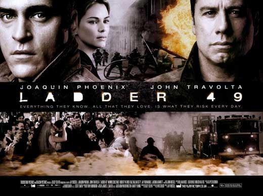 Ladder 49 Movie Poster Print showcasing firefighters in action.