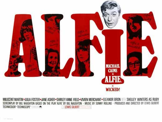 Alfie Movie Poster Print showcasing vibrant cinematic art.