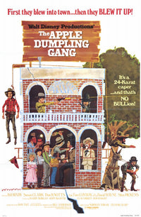 The Apple Dumpling Gang Movie Poster Print showcasing lively characters and colorful design.