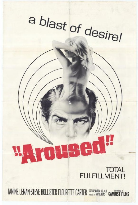 Aroused Movie Poster Print featuring captivating cinematic design.