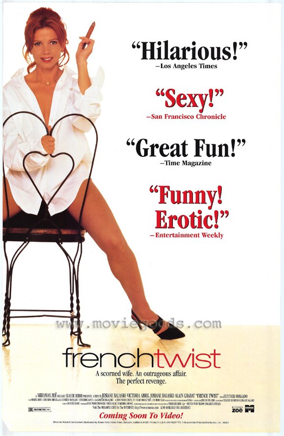 French Twist Movie Poster Print showcasing vibrant colors and cinematic art.