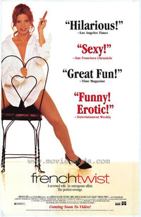 French Twist Movie Poster Print showcasing vibrant colors and cinematic art.