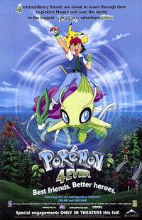 Pokemon 4ever Movie Poster Print 11x17