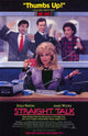 Straight Talk Movie Poster Print showcasing vibrant colors and iconic imagery.