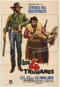 Ace High Movie Poster Print showcasing classic Western film art.