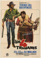 Ace High Movie Poster Print showcasing classic Western film art.