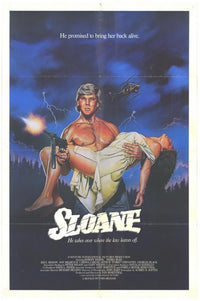 Sloane Movie Poster Print showcasing vibrant colors and cinematic art.