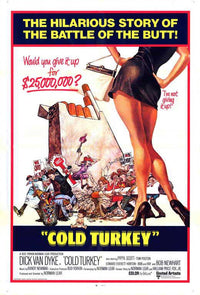Cold Turkey Movie Poster showcasing classic cinema art