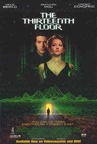 The Thirteenth Floor Movie Poster Print showcasing stunning sci-fi visuals.