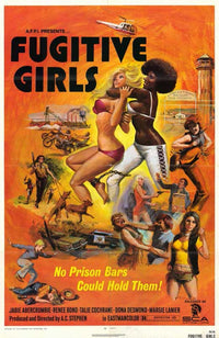 Fugitive Girls Movie Poster Print showcasing cinematic art.