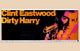 Dirty Harry Movie Poster Print featuring Clint Eastwood
