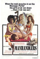 The Manhandlers Movie Poster Print featuring vibrant colors and dynamic composition.