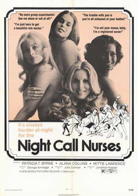 Night Call Nurses Movie Poster Print showcasing vibrant colors and classic cinema imagery.