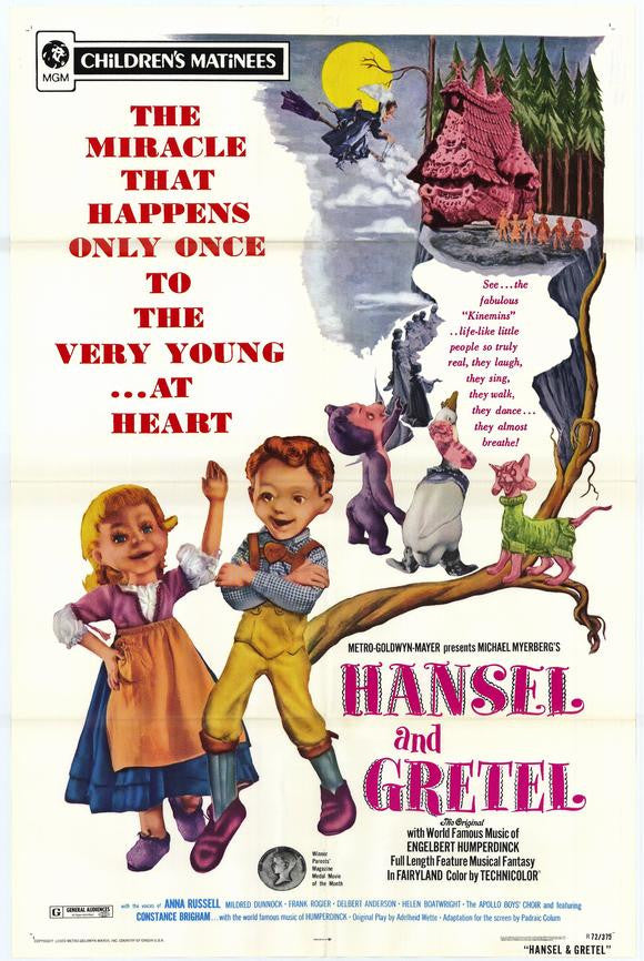 Hansel and Gretel Movie Poster Print - 11x17