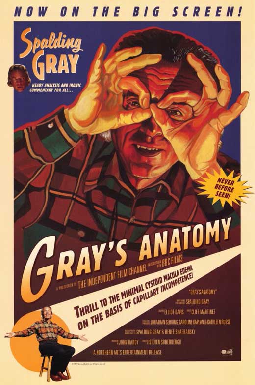 Gray's Anatomy Movie Poster Print showcasing cinematic drama