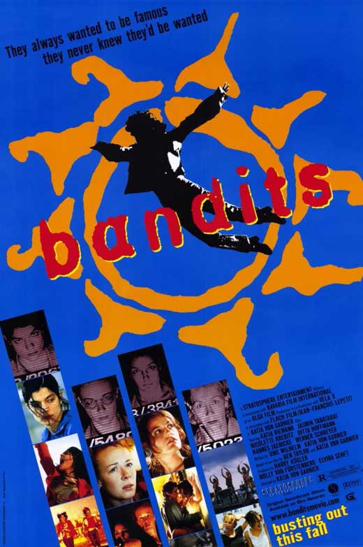 Bandits Movie Poster Print showcasing vibrant colors and cinematic design.