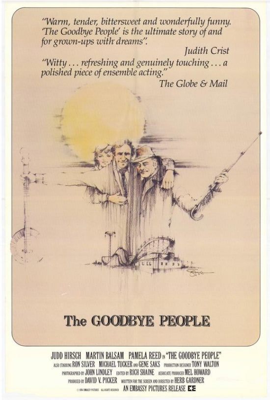 The Goodbye People Movie Poster Print featuring vibrant colors and striking imagery