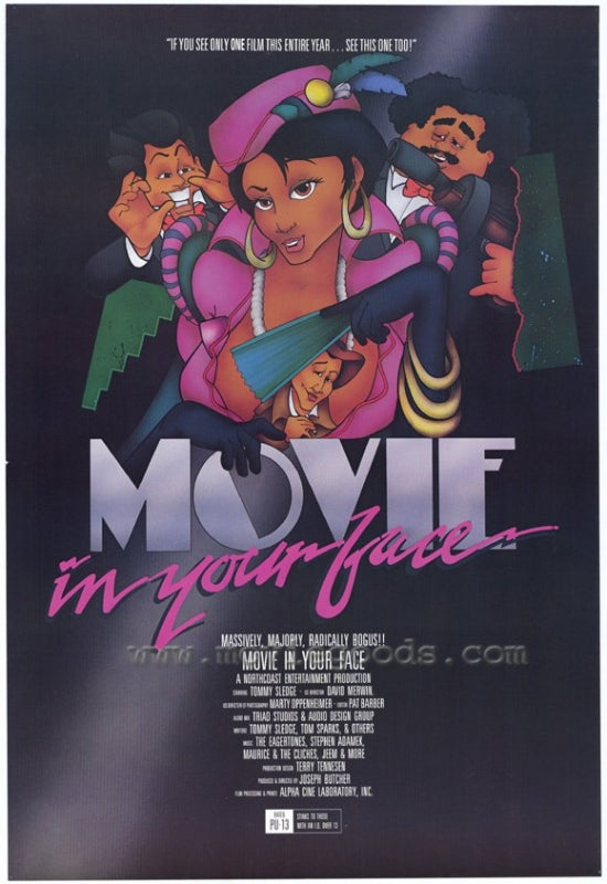 In Your Face Movie Poster featuring vibrant colors and bold design.