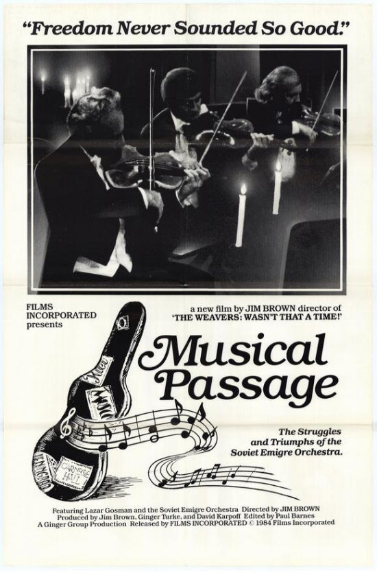 Musical Passage Movie Poster Print featuring vibrant colors and cinematic imagery.