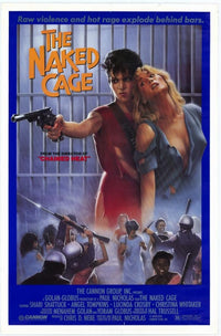 Naked Cage Movie Poster Print featuring vibrant design and dynamic imagery.