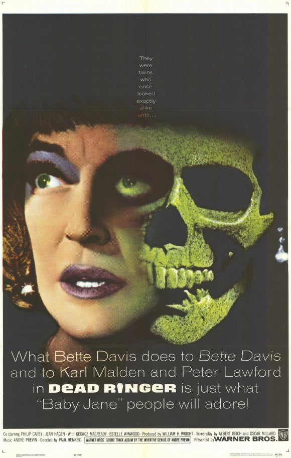 Dead Ringer Movie Poster Print featuring cinematic artwork.