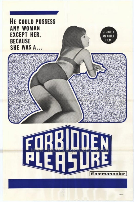Forbidden Pleasure Movie Poster Print showcasing captivating film imagery.