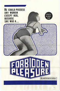 Forbidden Pleasure Movie Poster Print showcasing captivating film imagery.