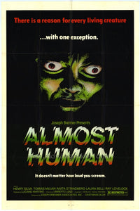 Almost Human Movie Poster Print showcasing sci-fi theme