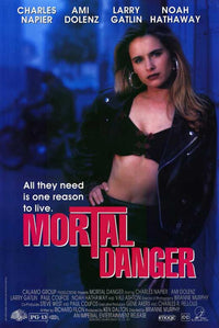 Mortal Danger Movie Poster Print showcasing thrilling cinematic artwork.