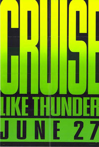 Days of Thunder Movie Poster Print featuring racing action