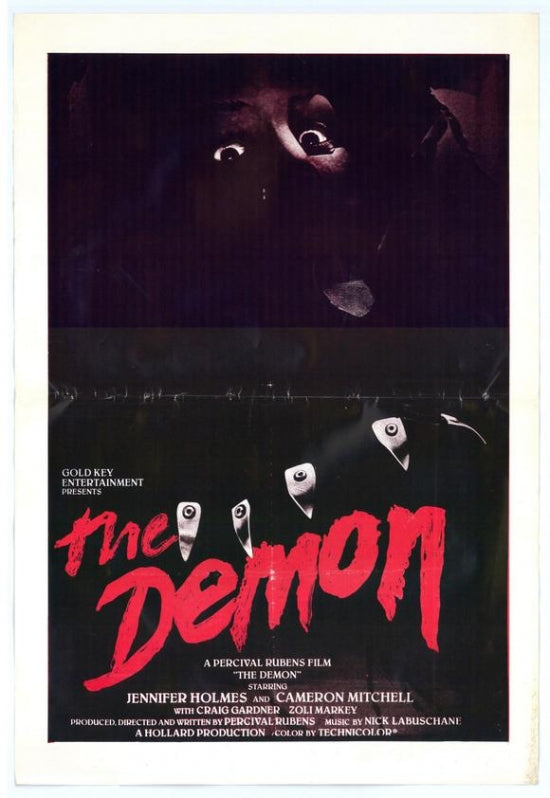 The Demon Movie Poster - Classic Horror Art Print