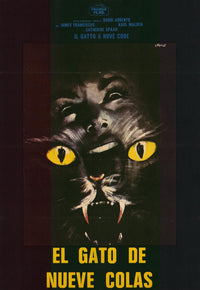 Cat o' Nine Tails Movie Poster Print showcasing thrilling cinematic art.