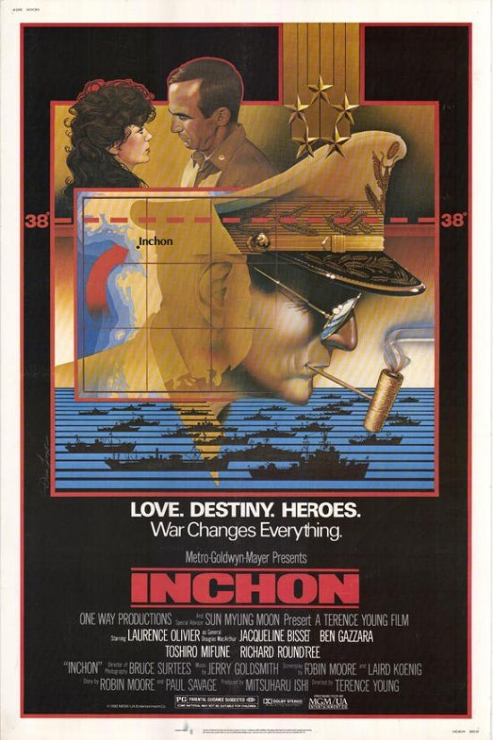 Inchon Movie Poster Print showcasing cinematic art