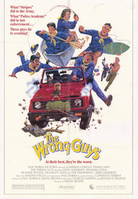 The Wrong Guys Movie Poster Print featuring vibrant imagery.