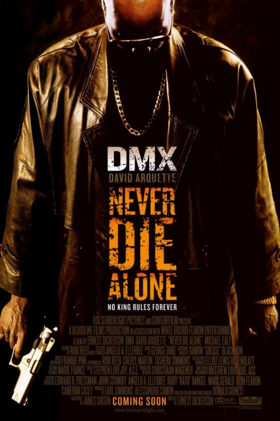 Never Die Alone Movie Poster Print featuring striking visuals
