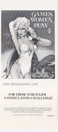 Games Women Play Movie Poster Print showcasing cinematic design.