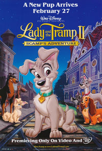 Lady and the Tramp II Movie Poster Print - 11x17