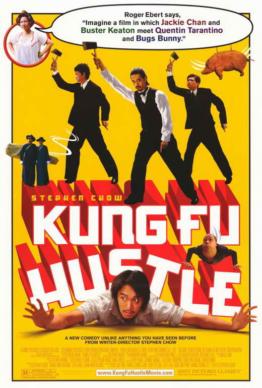 Kung Fu Hustle Movie Poster Print showcasing vibrant colors and dynamic visuals.