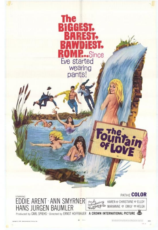 The Fountain of Love movie poster print showcasing romantic visuals.