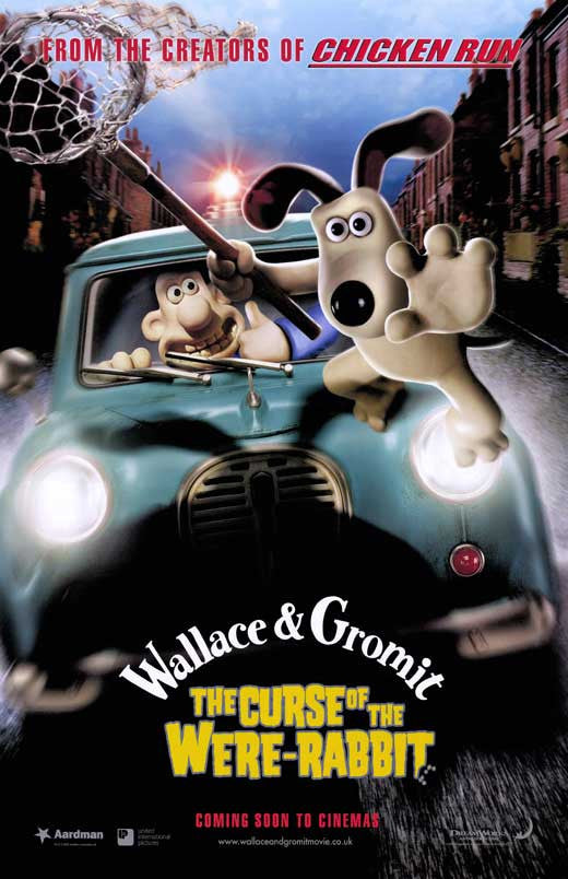 Wallace & Gromit: The Curse of the Were-Rabbit Movie Poster Print (11x17)