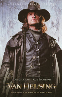 Van Helsing Movie Poster Print featuring iconic monster hunter.