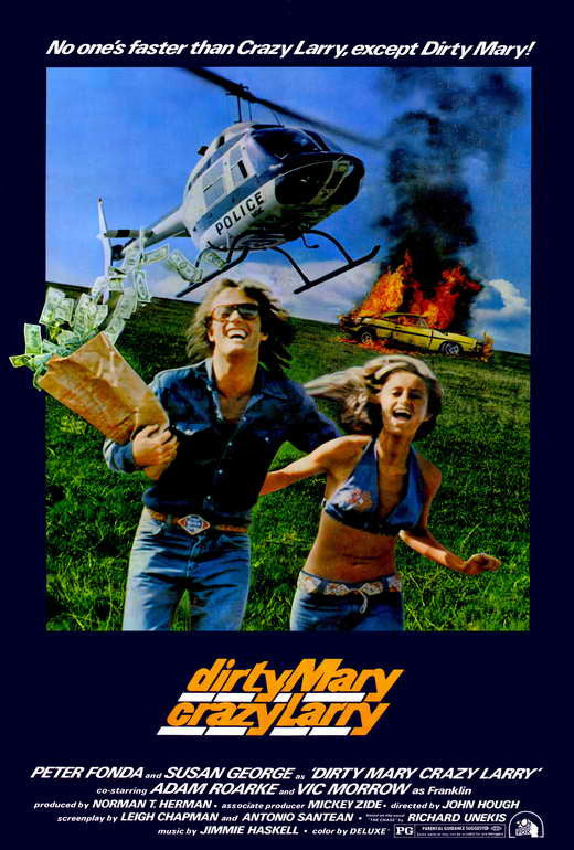 Dirty Mary Crazy Larry Movie Poster Print 27x40