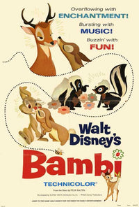 Bambi Movie Poster Print - 27x40 | Posterazzi