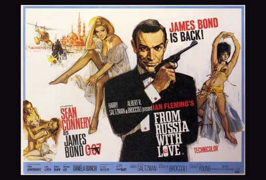 From Russia with Love Movie Poster Print - 27x40
