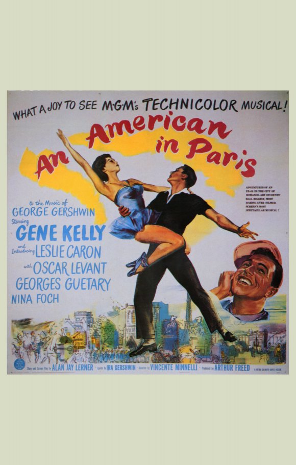 An American in Paris Movie Poster Print capturing classic cinema.