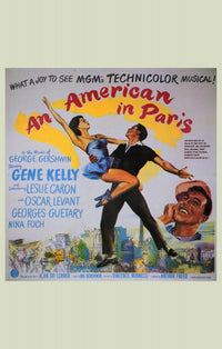 An American in Paris Movie Poster Print capturing classic cinema.