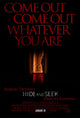 Hide and Seek Movie Poster Print showcasing suspenseful film art.