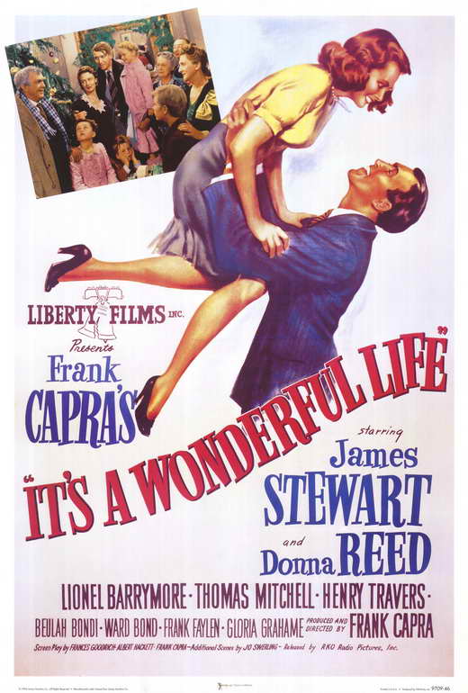 It's a Wonderful Life Movie Poster Print in 11 x 17 size.