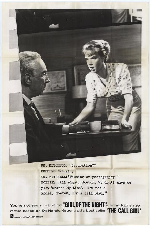 Girl of the Night Movie Poster Print showcasing cinematic art.